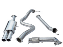 Ford Fiesta Mk7 ST180 & ST200 13- Turboback-sportavgassystem (Med De-Cat & Ej Ljuddämpat) Dubbla utblås Cobra Sport